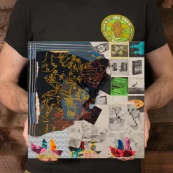 Animal Collective - Time Skiffs Deluxe 2xLP Vinyl Record (Translucent Ruby Coloured Vinyl)