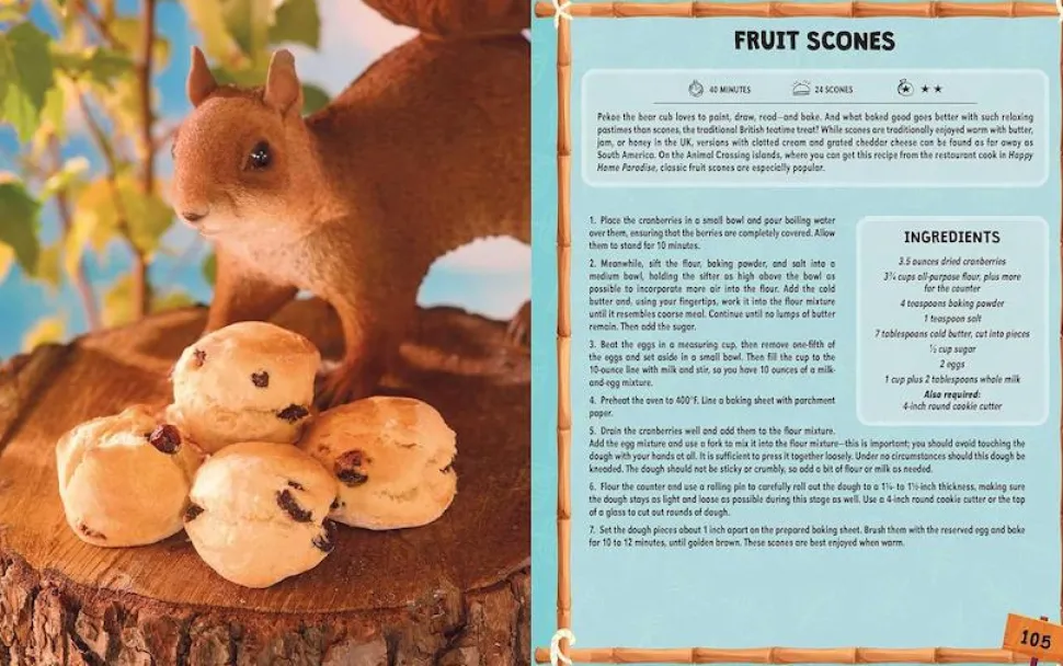 Animal Crossing - The Unofficial Animal Crossing Cookbook Hardcover Book