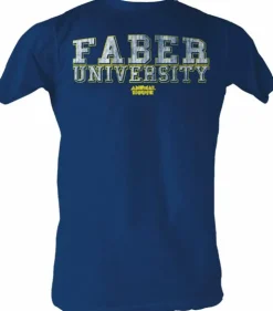 Animal House - Faber University Navy Male T-Shirt