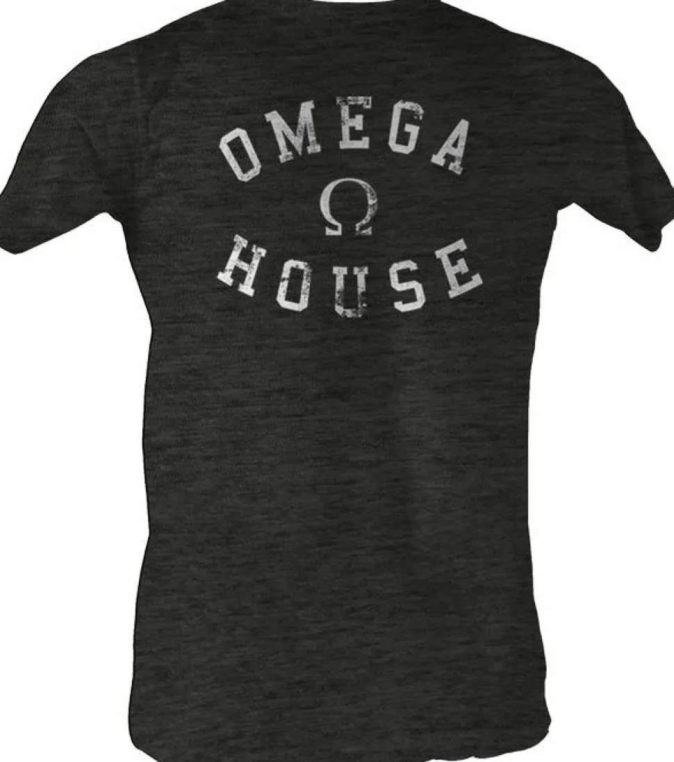 Animal House - Omega House Charcoal Male T-Shirt