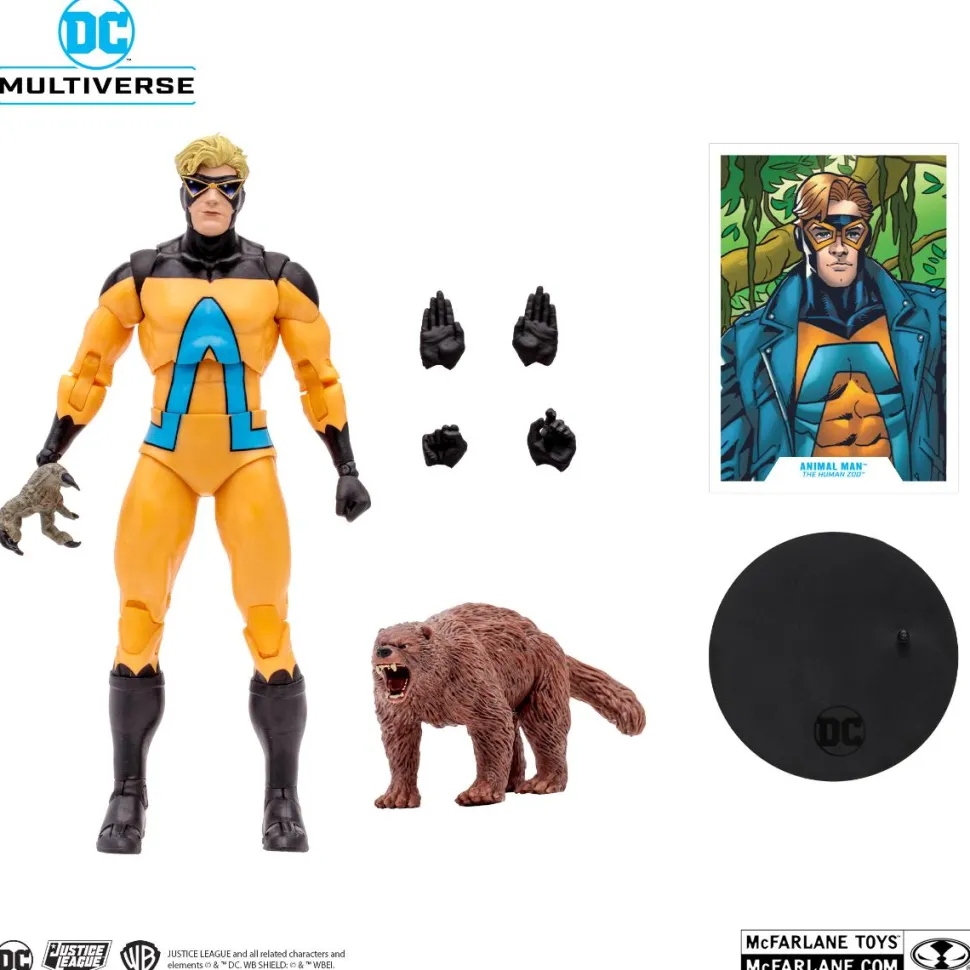 Animal Man - Animal Man (The Human Zoo) DC Multiverse Gold Label 7" Scale Action Figure