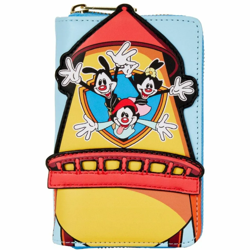 Animaniacs - WB Tower 4” Faux Leather Zip-Around Wallet