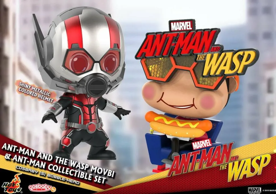 Ant-man and the Wasp - Ant-Man & Movbi Cosbaby Hot Toys Bobble-Head Figure 2-Pack