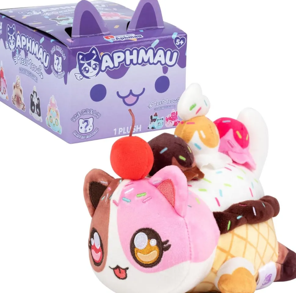 Aphmau - MeeMeows Mystery Plush Ice Cream Series Blind Box 6" Plush (Single Unit)