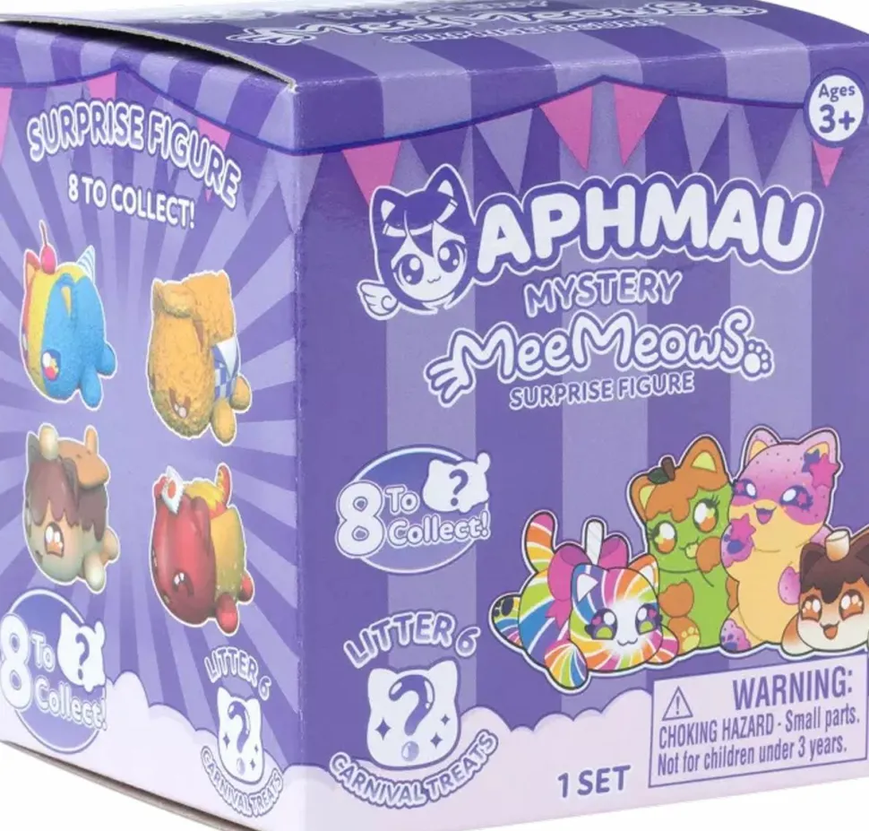 Aphmau - Mystery MeeMeows Surprise Figure Litter 6 Carnival Treats Blind Box Vinyl Figure (Single Unit)