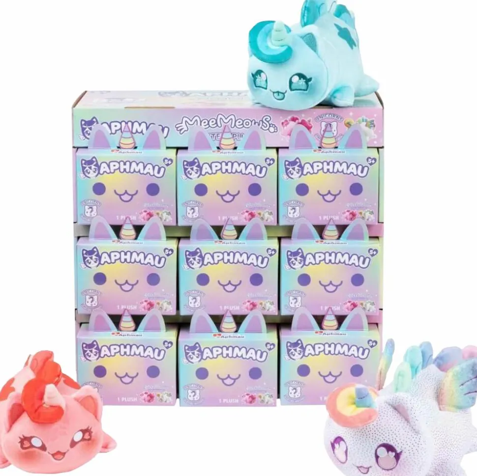 Aphmau - Mystery MeeMeows Unicorns Blind Box 6" Plush (Display of 9)