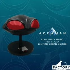 Aquaman (2018) - Black Manta Helmet 1:1 Scale Life-Size Replica