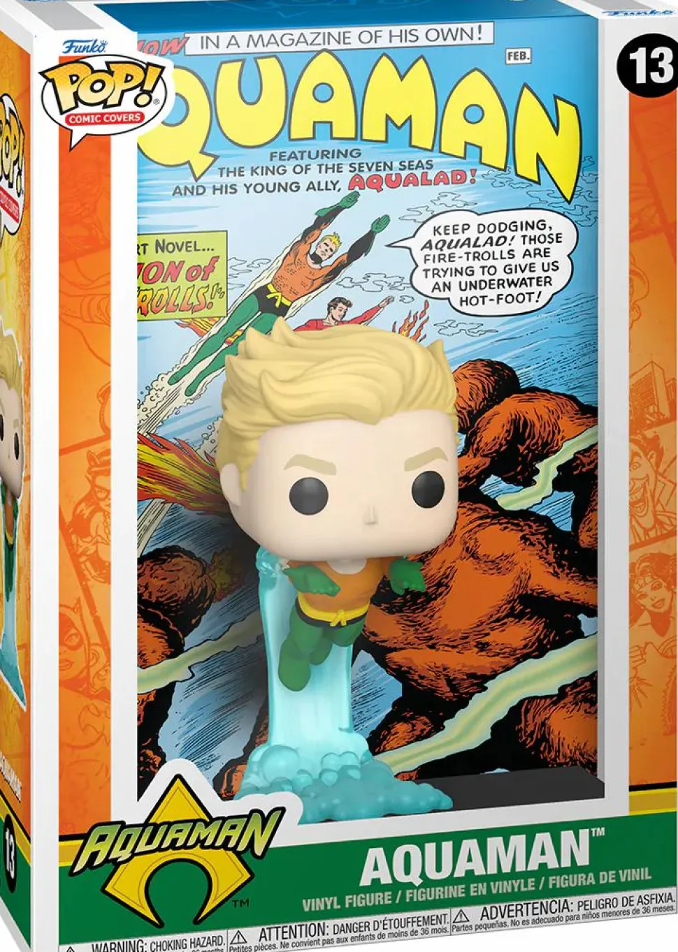 Aquaman - Aquaman #1 Pop! Comic Covers Vinyl Figure