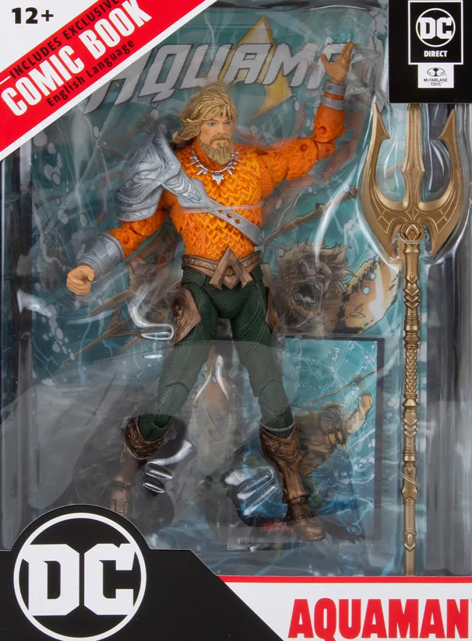Aquaman - Aquaman Page Punchers 7” Scale Action Figure with Comic Book
