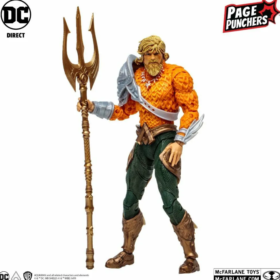 Aquaman - Aquaman Page Punchers 7” Scale Action Figure with Comic Book