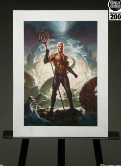 Aquaman - Aquaman Premium Art Print by Fabian Schlaga