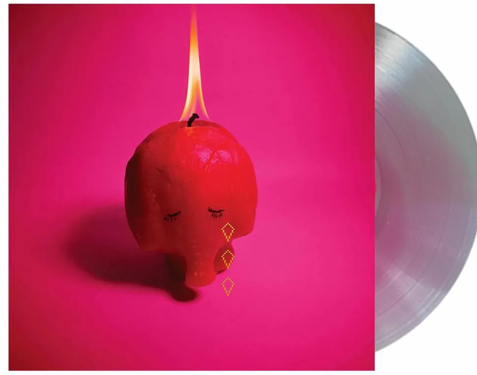 Arcade Fire - Pink Elephant LP Vinyl Record (Indie Exclusive Meltdown Yolk Coloured Vinyl)