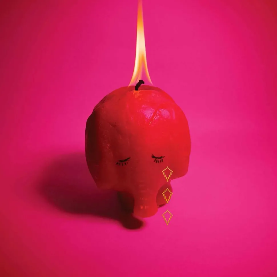 Arcade Fire - Pink Elephant LP Vinyl Record (Indie Exclusive Meltdown Yolk Coloured Vinyl)