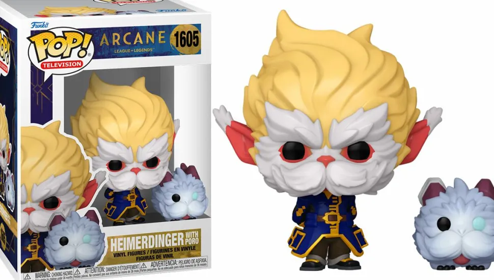 Arcane (2021) - Heimerdinger with Poro Pop! Vinyl Figure