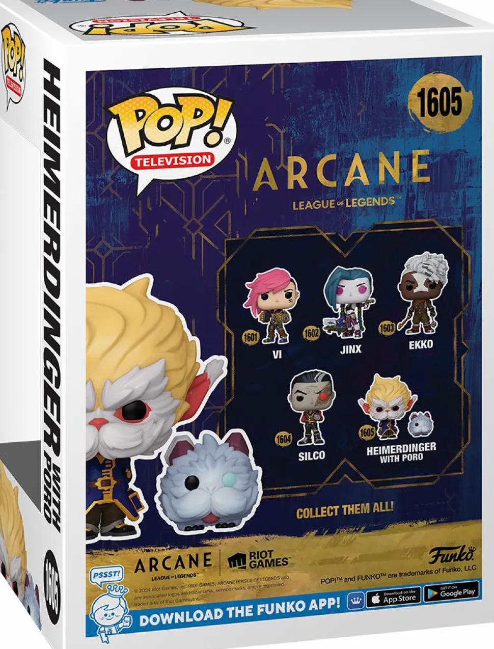 Arcane (2021) - Heimerdinger with Poro Pop! Vinyl Figure