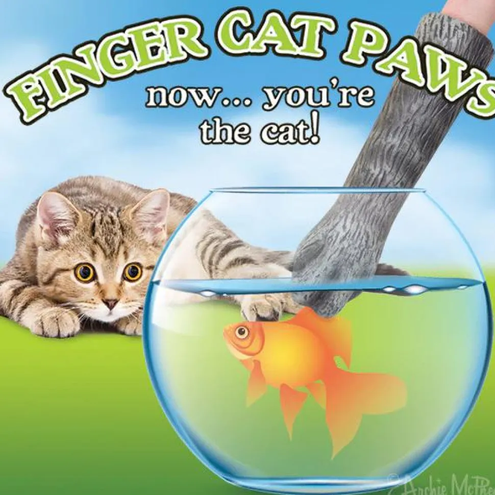 Archie McPhee - Cat Paw Finger Puppet (Single Unit)