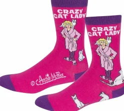 Archie McPhee - Crazy Cat Lady Women’s Socks (One Size)