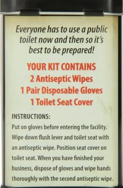 Archie McPhee - Public Toilet Survival Kit Tin