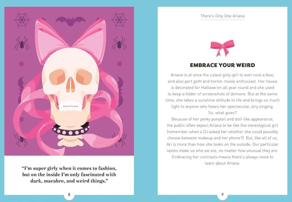 Ariana Grande - Be More Ariana: Fierce Advice on Breaking Free and Being Yourself Hardcover Book