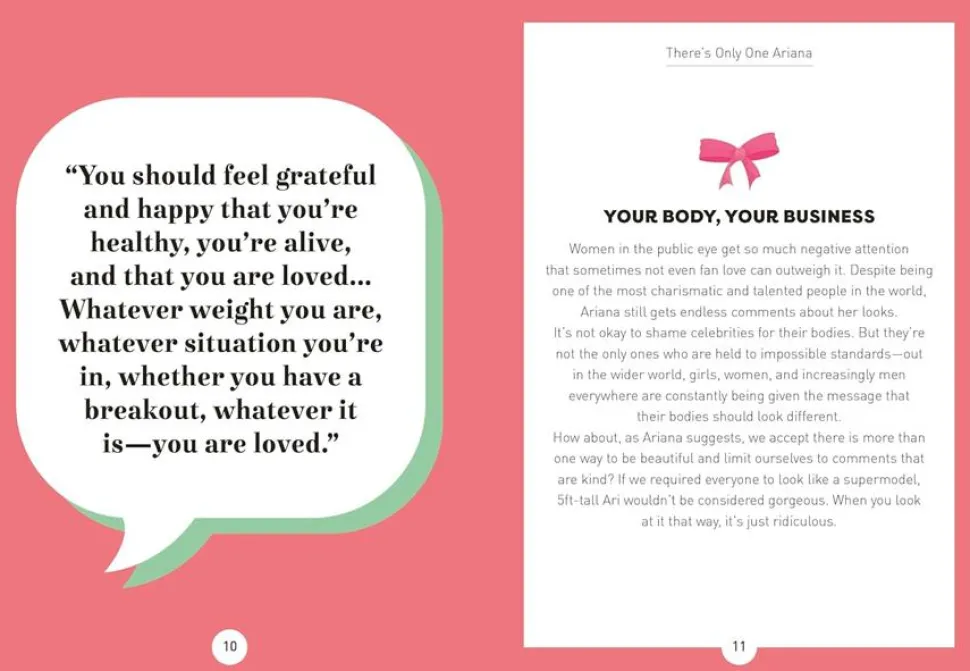 Ariana Grande - Be More Ariana: Fierce Advice on Breaking Free and Being Yourself Hardcover Book
