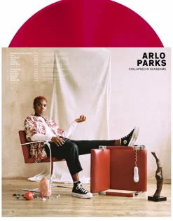 Arlo Parks - Collapsed in Sunbeams LP Vinyl Record (Deep Red Coloured Vinyl)