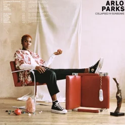 Arlo Parks - Collapsed in Sunbeams LP Vinyl Record (Deep Red Coloured Vinyl)