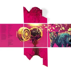 Army of the Dead - Original Motion Picture Score by Tom Holkenborg 2xLP Vinyl Record (Neon Pink and Neon Yellow Coloured Vinyl)