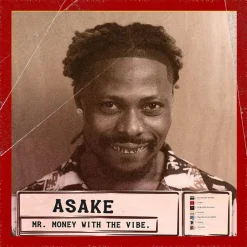 Asake - Mr. Money with the Vibe LP Vinyl Record (Bone with Red Splatter Coloured Vinyl)