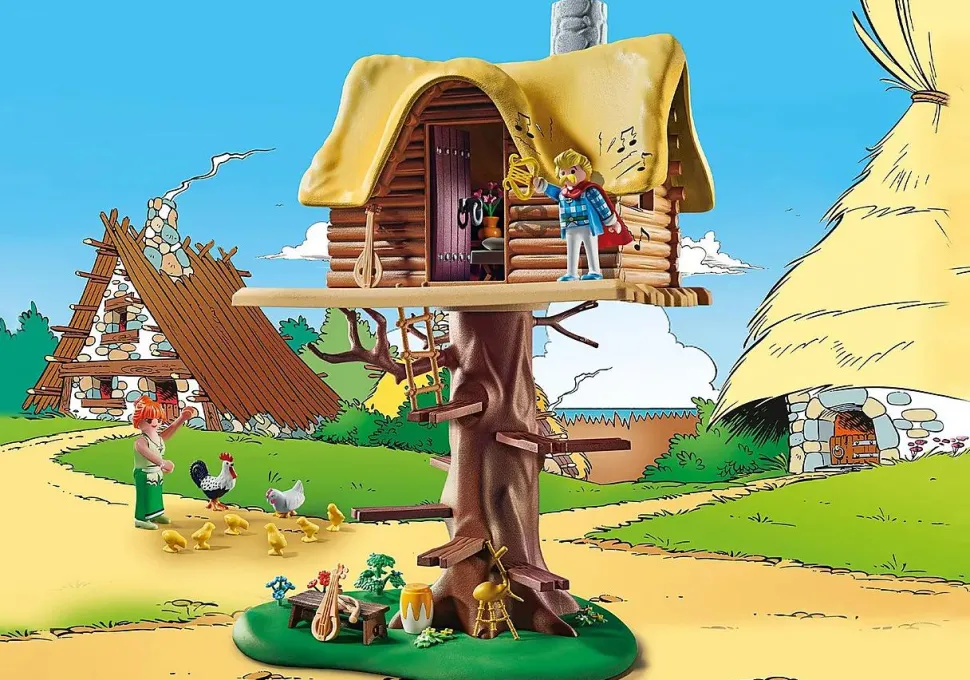 Asterix - Playmobil Cacofonix with Tree House (71016)