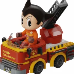 Astro Boy - Astro Boy in Fire Engine Building Block Construction Set (184 Pieces)