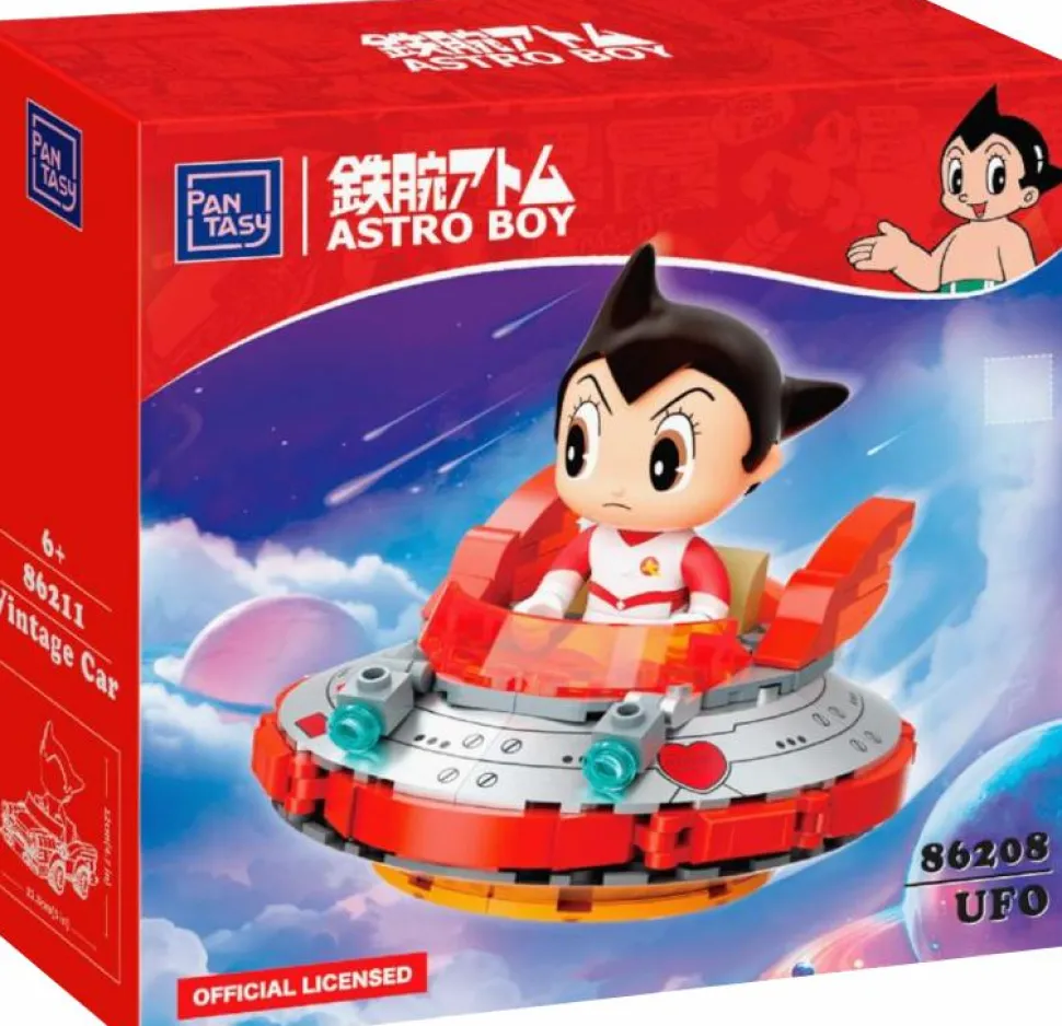 Astro Boy - Astro Boy in UFO Building Block Construction Set (125 Pieces)