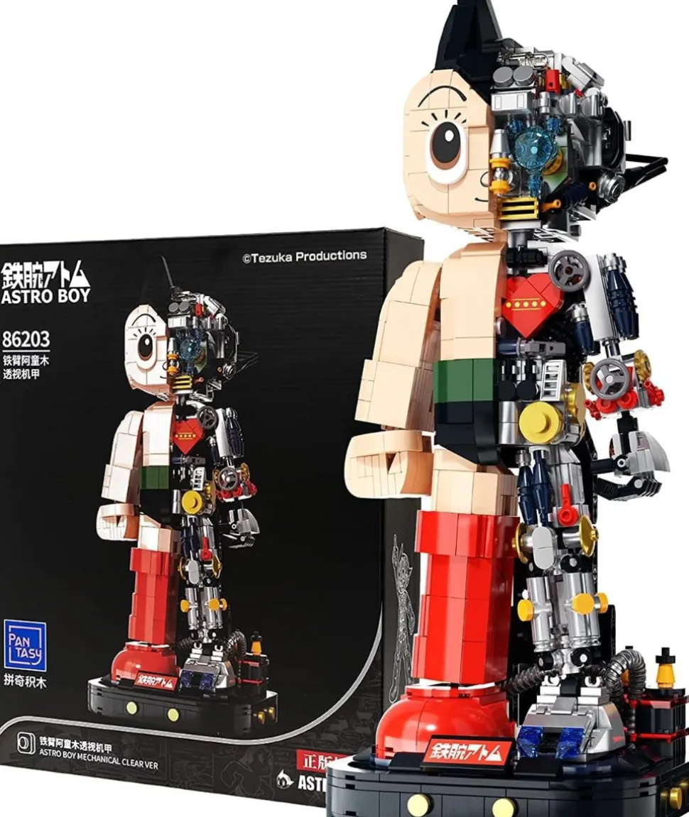 Astro Boy - Astro Boy Mechanical Clear Version Building Block Construction Set (1250 Pieces)
