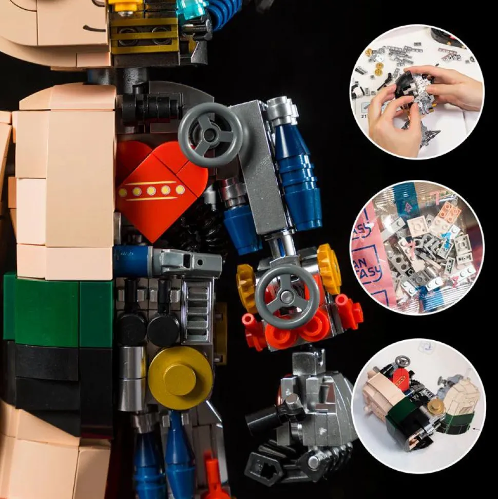 Astro Boy - Astro Boy Mechanical Clear Version Building Block Construction Set (1250 Pieces)