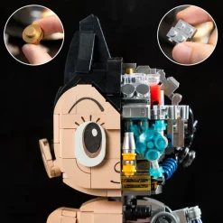 Astro Boy - Astro Boy Mechanical Clear Version Building Block Construction Set (1250 Pieces)
