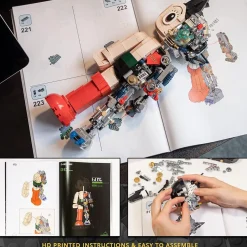 Astro Boy - Astro Boy Mechanical Clear Version Building Block Construction Set (1250 Pieces)