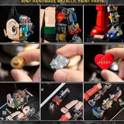 Astro Boy - Astro Boy Mechanical Clear Version Building Block Construction Set (1250 Pieces)