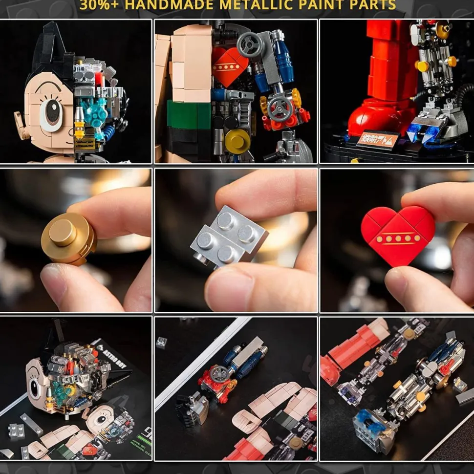 Astro Boy - Astro Boy Mechanical Clear Version Building Block Construction Set (1250 Pieces)