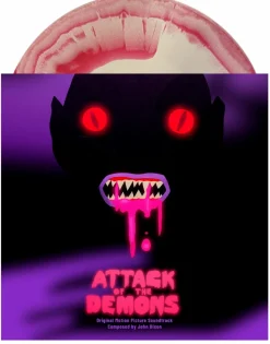 Attack Of The Demons - Original Motion Picture Soundtrack Composed by John Dixon LP Vinyl Record (“Demon Drool” Pink / Purple Coloured Vinyl)