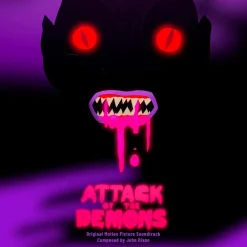 Attack Of The Demons - Original Motion Picture Soundtrack Composed by John Dixon LP Vinyl Record (“Demon Drool” Pink / Purple Coloured Vinyl)