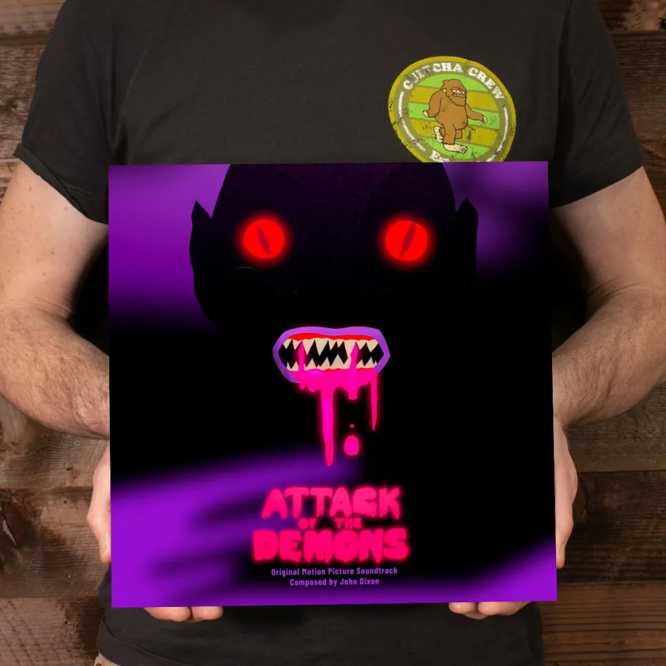 Attack Of The Demons - Original Motion Picture Soundtrack Composed by John Dixon LP Vinyl Record (“Demon Drool” Pink / Purple Coloured Vinyl)