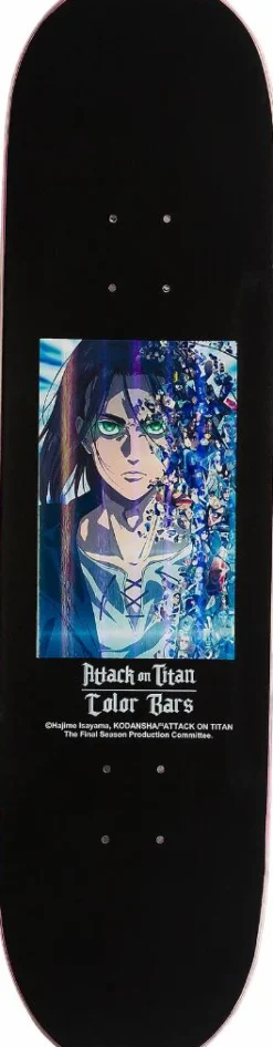 Attack on Titan - Attack on Titan x Color Bars Battle 8.25" Skateboard Deck Set (Set of 2) (Decks Only)
