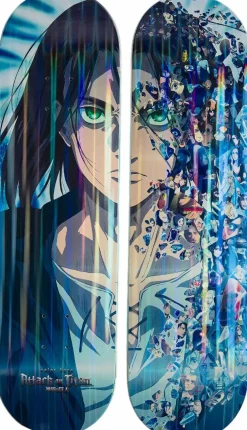 Attack on Titan - Attack on Titan x Color Bars Final Season 8.5" Skateboard Deck Set (Set of 2) (Decks Only)