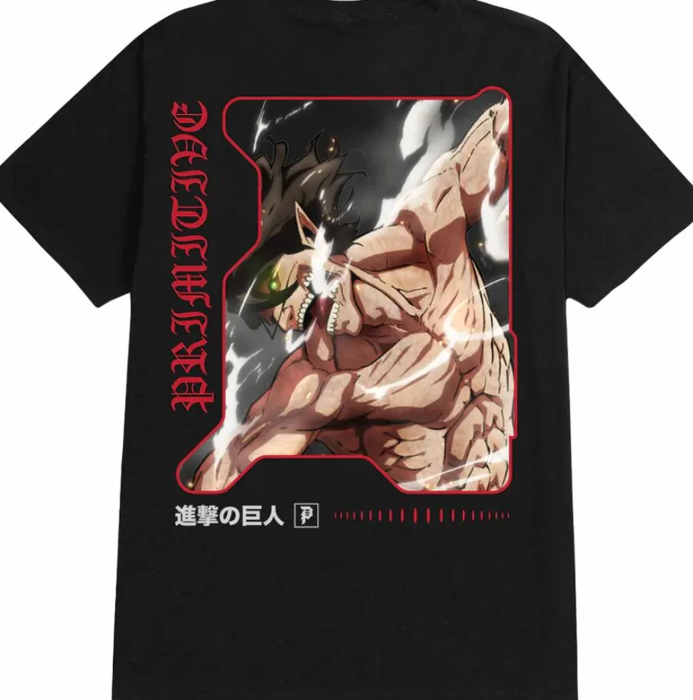 Attack on Titan - Attack on Titan x Primitive Future Memory Black T-Shirt