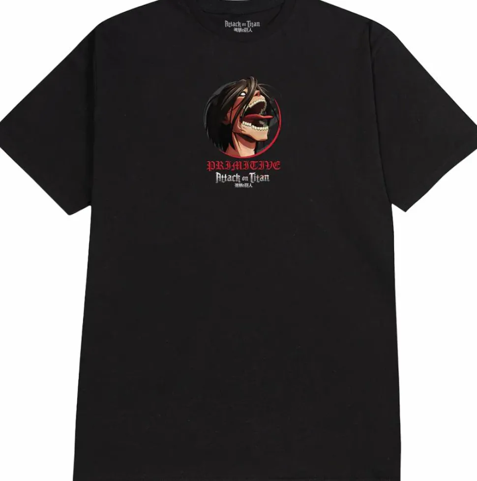 Attack on Titan - Attack on Titan x Primitive Future Memory Black T-Shirt