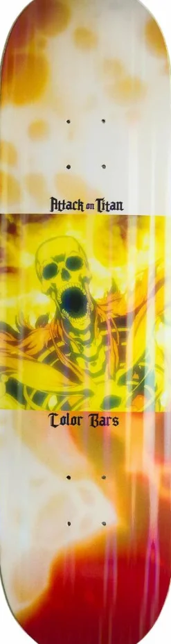 Attack on Titan - Attack on Titan x Color Bars Blasted 8.25" Skateboard Deck (Deck Only)