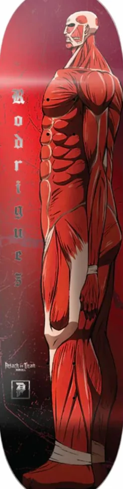 Attack on Titan - Attack on Titan x Primitive Colossal Rodriguez 8.5" Skateboard Deck (Deck Only)