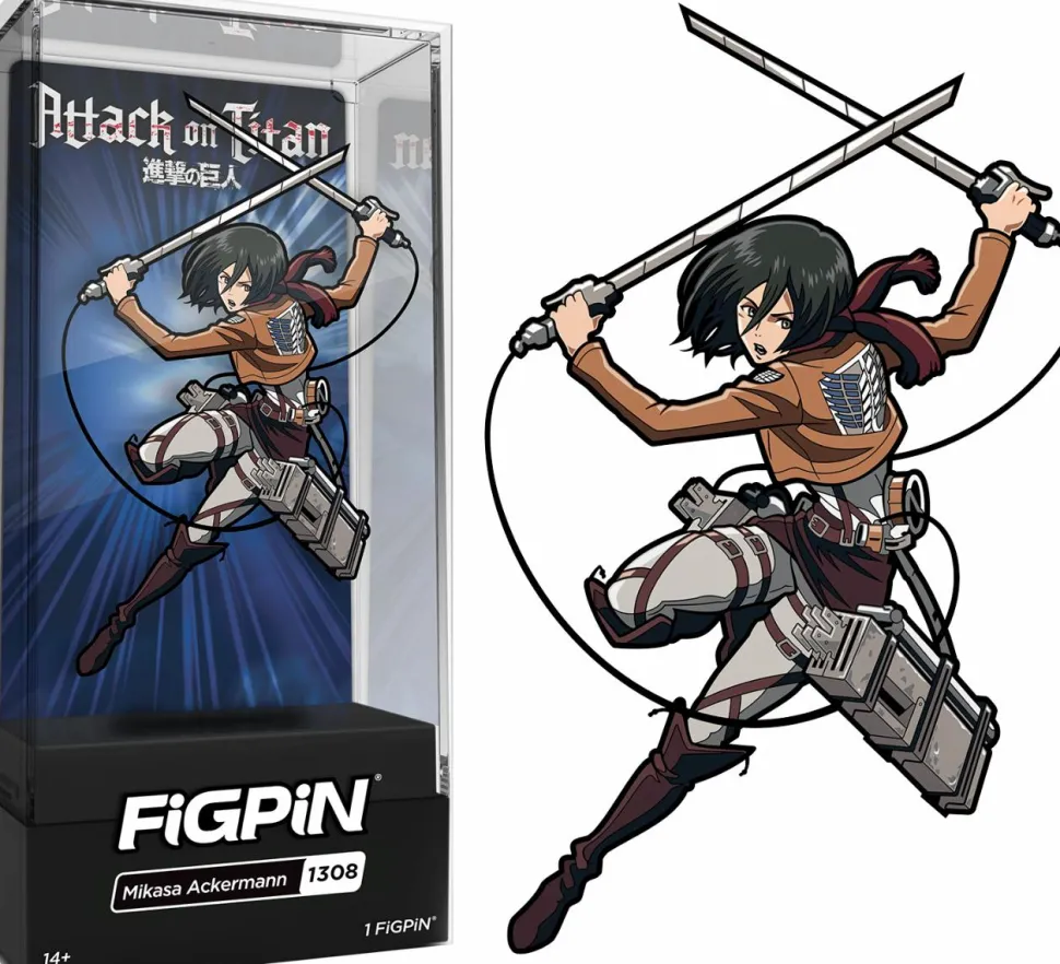 Attack on Titan - Mikasa Ackermann (Version 2) FiGPiN Enamel Pin