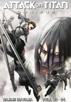 Attack on Titan - Omnibus Volume 12 Manga Paperback Book (Vol. 33-34)
