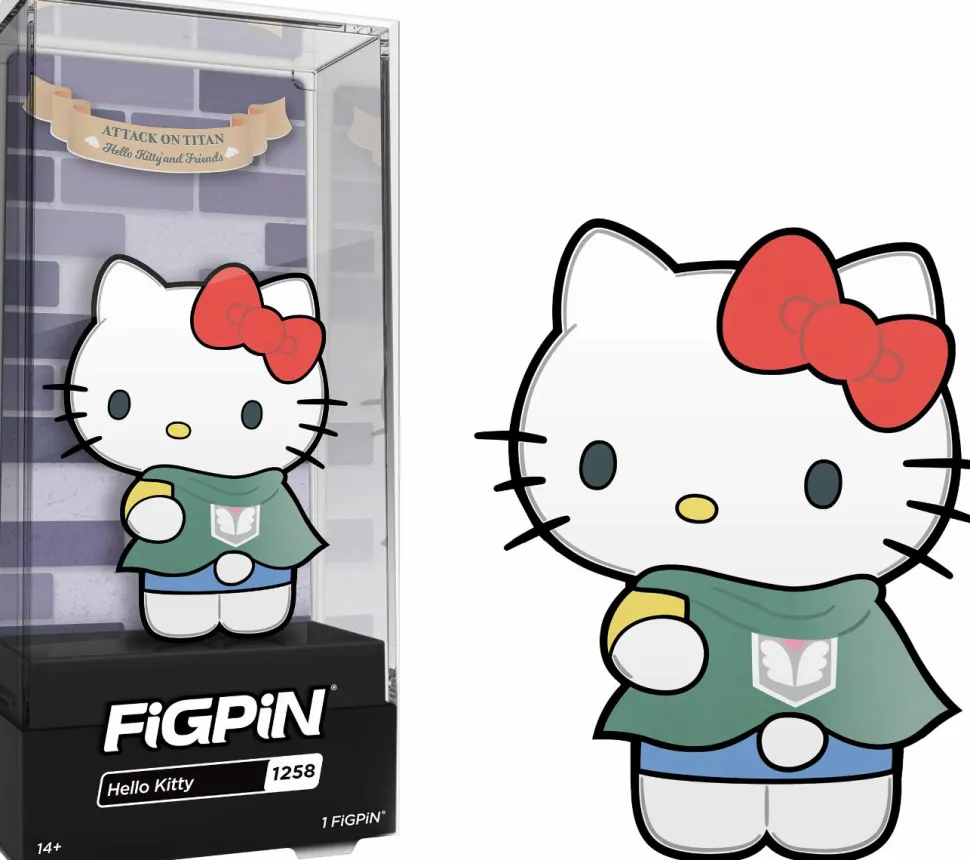 Attack on Titan x Hello Kitty and Friends - Hello Kitty FiGPiN Enamel Pin