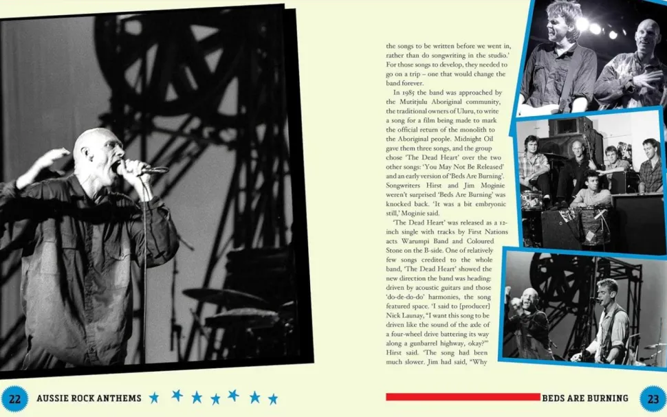 Aussie Rock Anthems: Top 40 by Glen Humphries Paperback Book